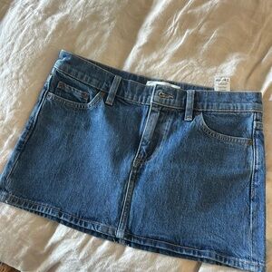 Denim Forum mini Skirt